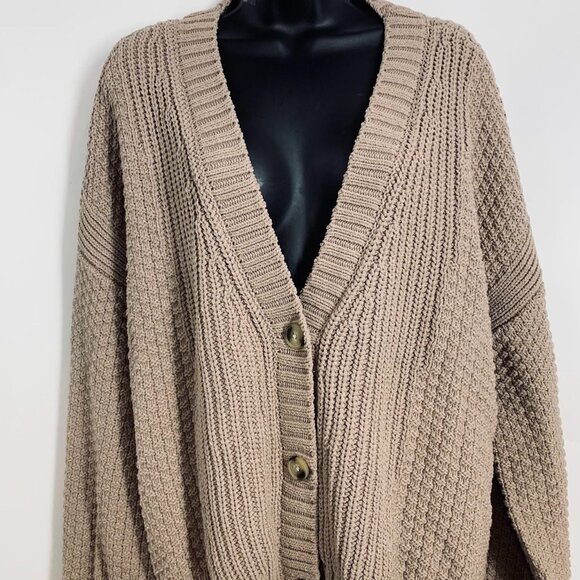 Abercrombie & Fitch Women's The A&F Cameron Seed Stitch Cardigan Size XL - Picture 4 of 12